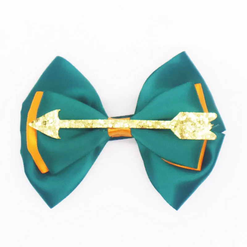 2pcs Disney Cartoon Anime Snow White Hair Bow for Girls Toddler Boutique Alice Frozen Girls Hair Clips Kids Hair Accessories view 2