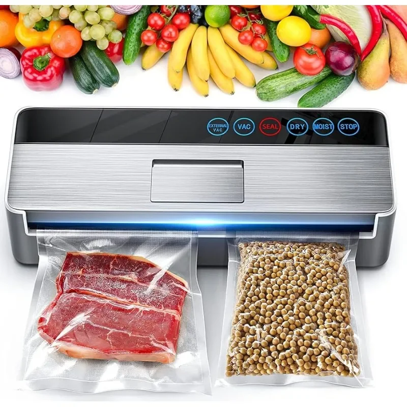 HAOYUNMA Vacuum Sealer Machine, Full Automatic Food Sealer, vacuum sealers bags, Air Sealing System Dry, Lab Tested