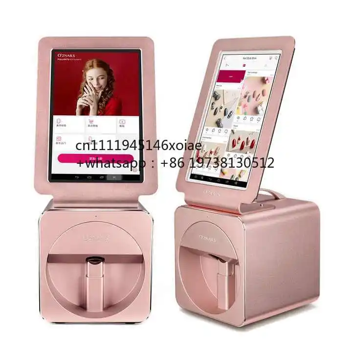 X11P Automatic Electric Portable 3D Digital Nail Art Printer Mobile DIY Photo Printing Manicure Equipment for Salon & Home Use