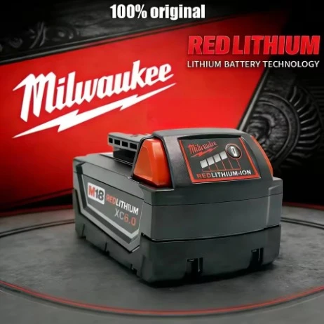 

Milwaukee M18 18V Battery With Charger Built Tough For Harsh Job Site Conditions Long Cycle Life And Reliable Consistent Power