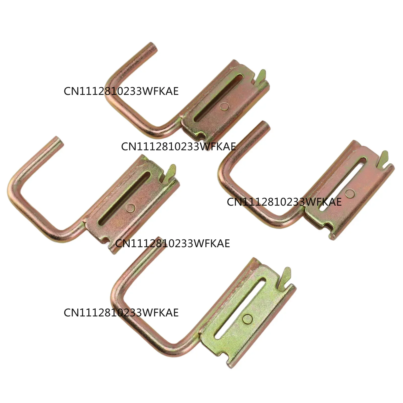 4pcs E Track Hooks Maximum Load 1200 Pounds E Track J Hook Accessories for RV Marine Bedroom Pickup Truck