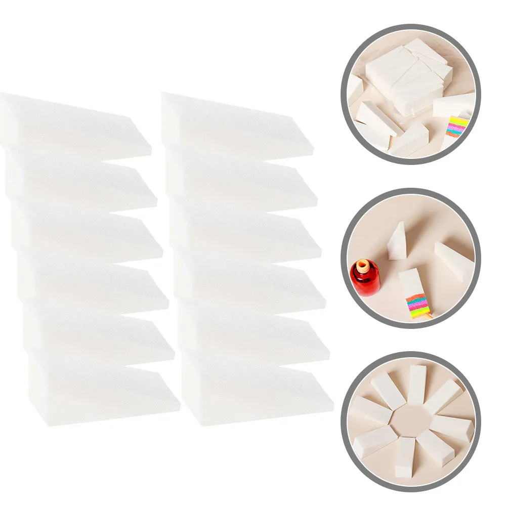 30Pcs Sponge Stampers Nail Art Triangle Gradient Dyed Coloring Tools Manicure Accessories Professional Nail Stamping DIY Kit