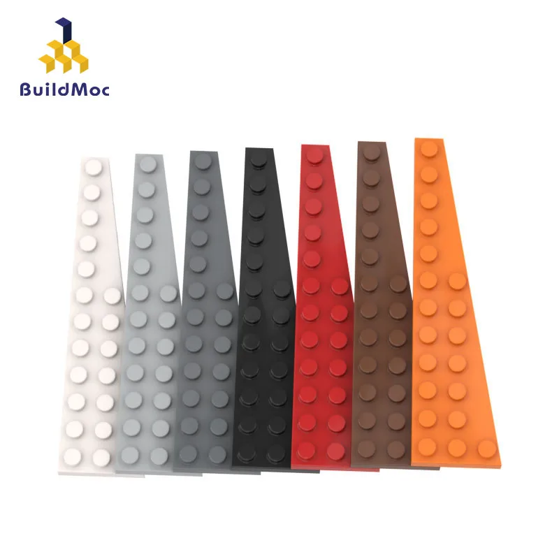 

BuildMoc 1PCS Assembles Particles 47398 12x3 Wedge Plate (Right) Bricks Building Blocks Replaceable High-Tech Part For Children