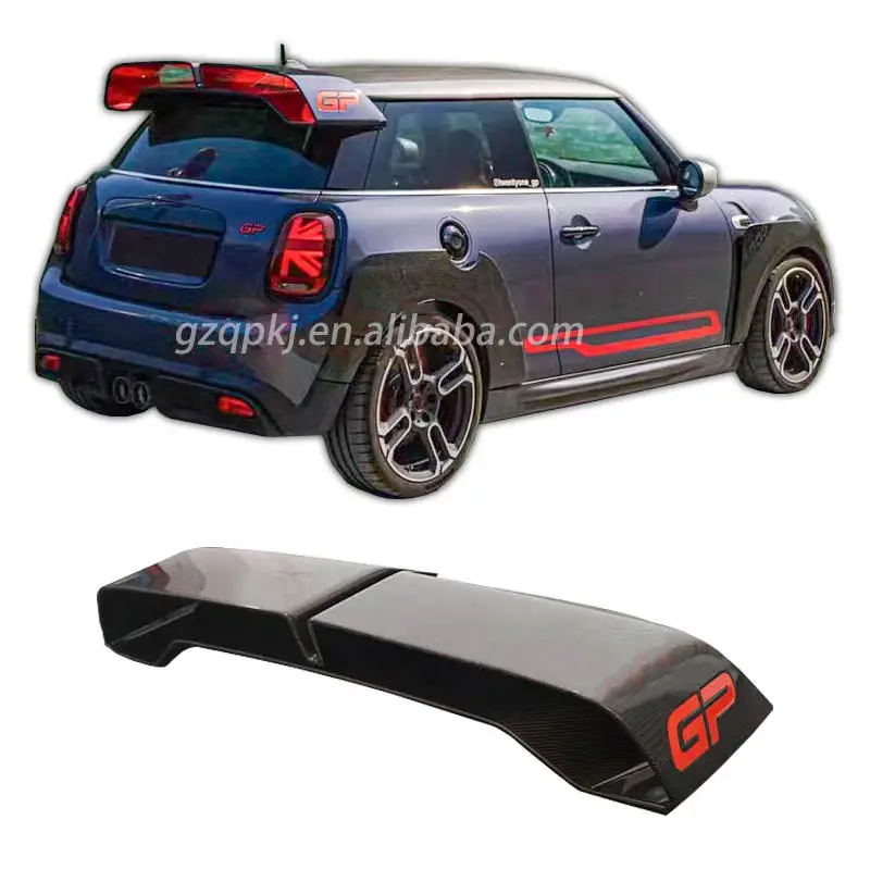 Coda spoiler posteriore in fibra di carbonio GP3 senza punzonatura adatta per kit carrozzeria BMW mini F56 F55 JCW