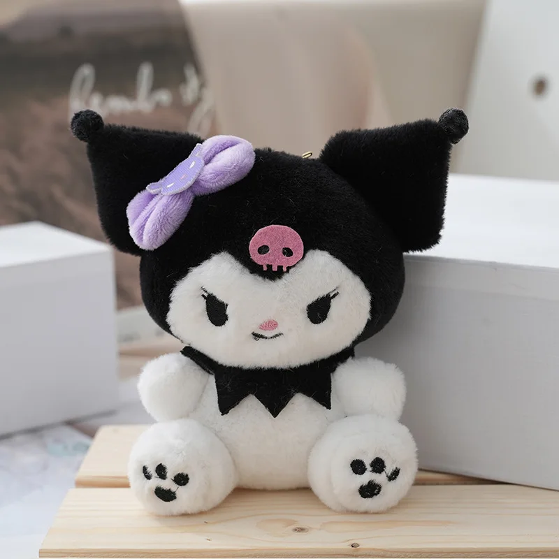 10 sztuk/partia 15CM Kawali Kuromi My Melody Cinnamoroll Zawieszka do torby Pluszowe zabawki Breloczek Pluszowy Wypchana Lalka Zawieszka na Prezent
