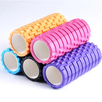 

Hollow Fitness Yoga Column EVA Foam Roller Muscle Massage Pilates Exercise Roller