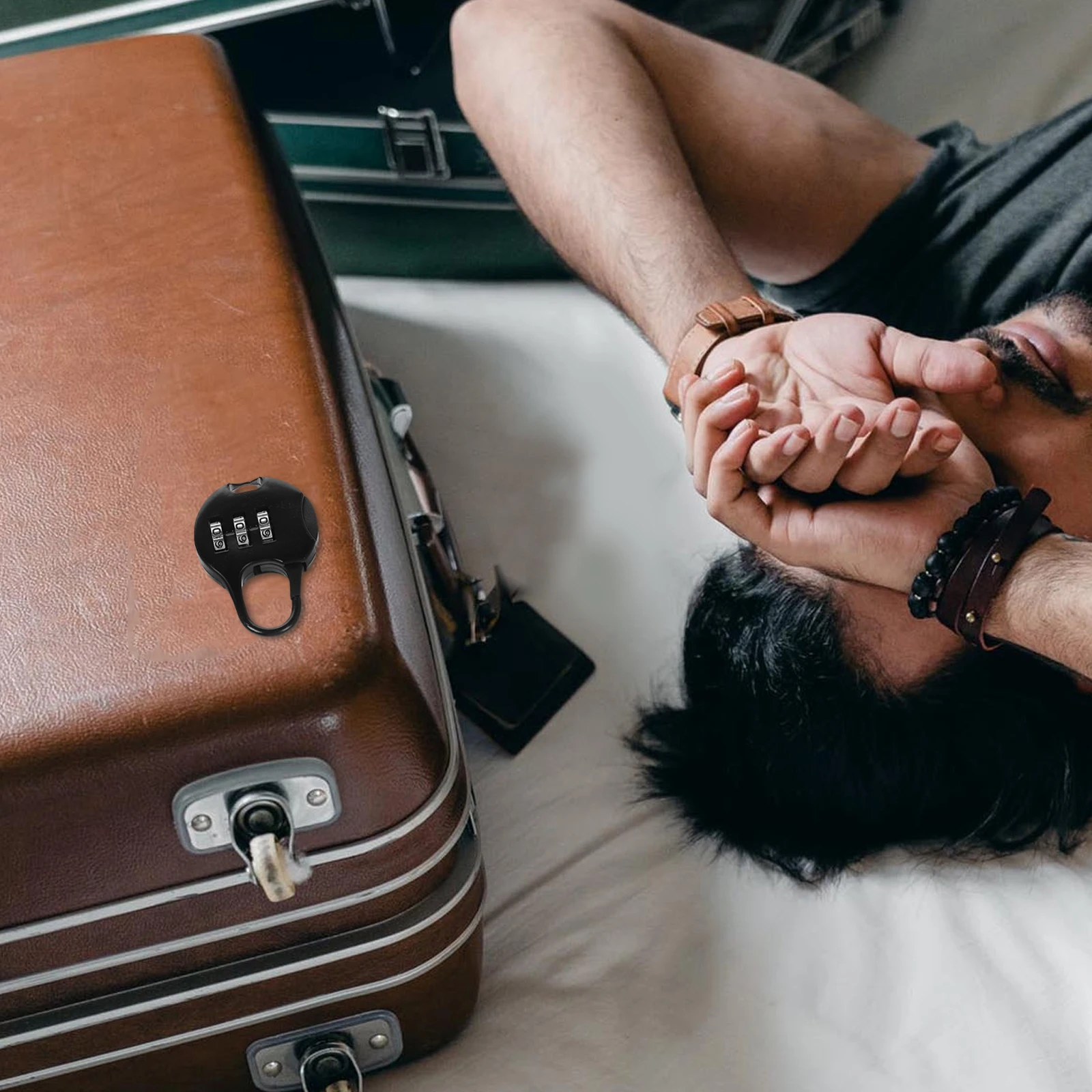 

Mini Zinc Alloy Combination Password Luggage Lock For Suitcase Backpack Briefcase Drawer Travel School Digital