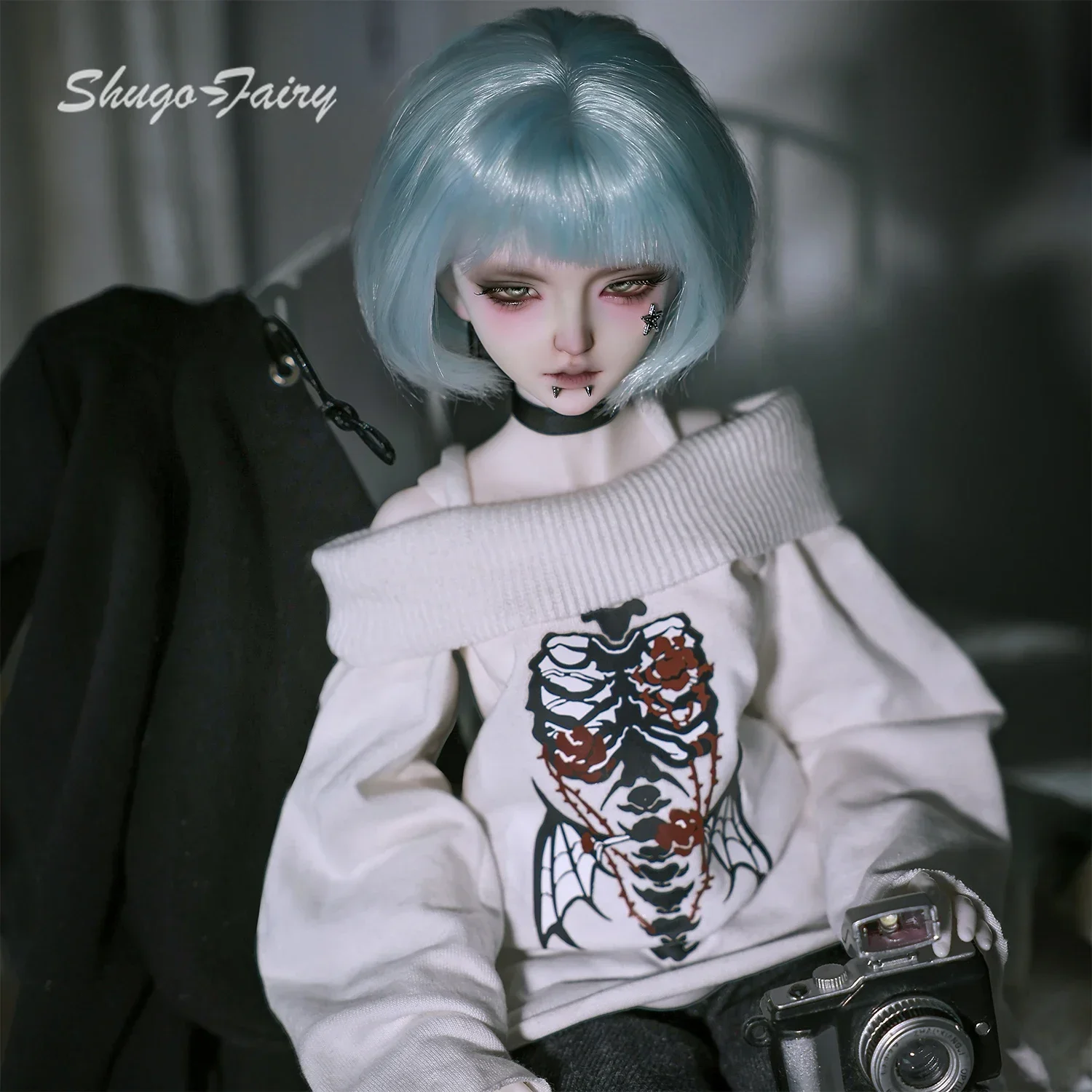 Bjd Doll 1/4 Carmen Bariy Future Robot friend Punk Style Anime  Joint Toys Fullset ShugaFairy