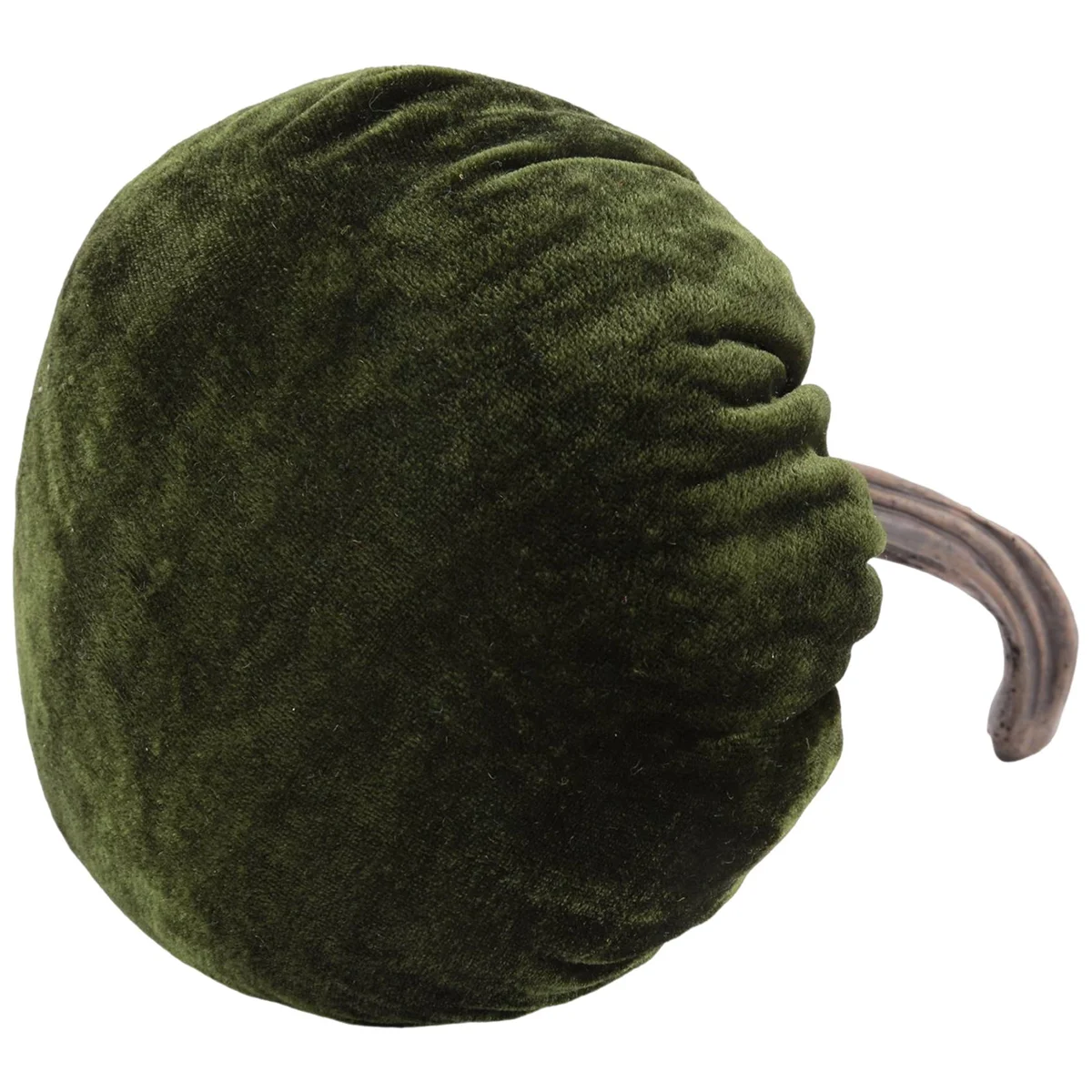 Large Velvet Pumpkins for Decorating,Handmade Artificial Harvest Pumpkins,Fall Halloween Thanksgiving Home Decor(Green)