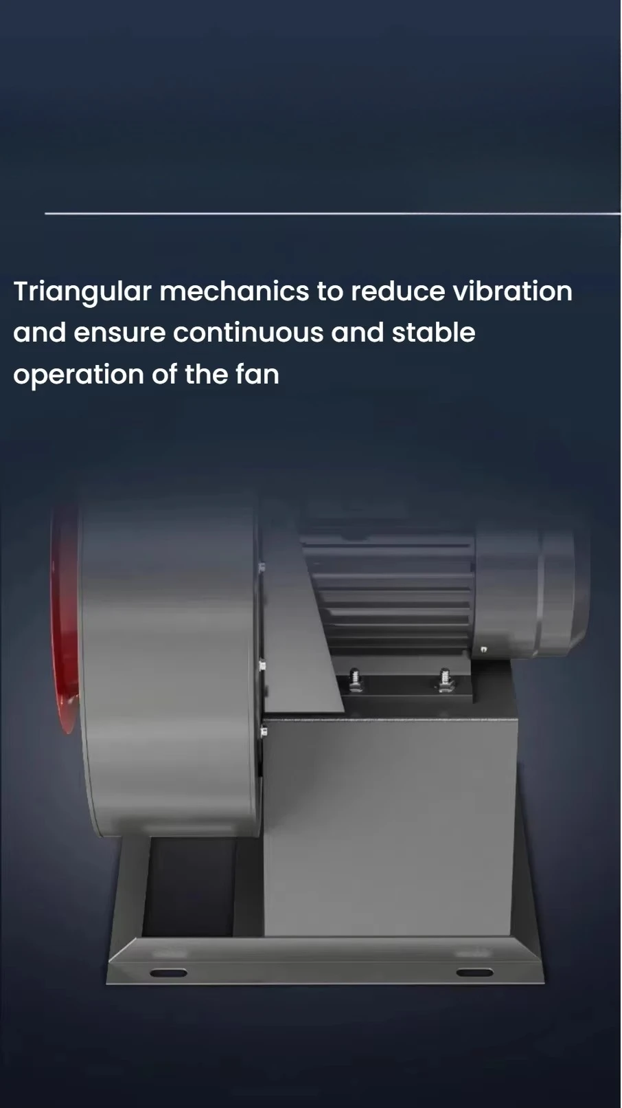 مروحة معدنية تجارية احترافية، مضخة تحمل محرك فولاذي، مقاومة لدرجات الحرارة العالية، مروحة عادم صناعية #4