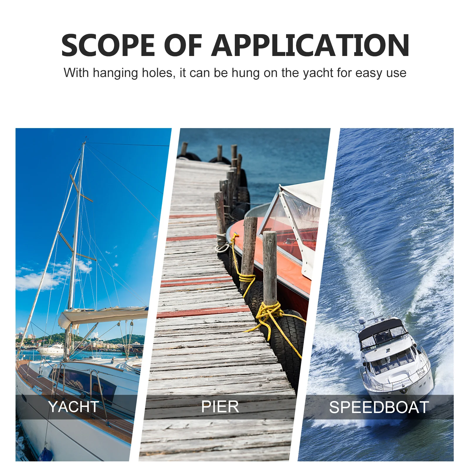 

Anti-Collision Fender Ball For Yacht Inflatable Marine Buoy Uv Resistant Proof Bright Color Boat Accessory