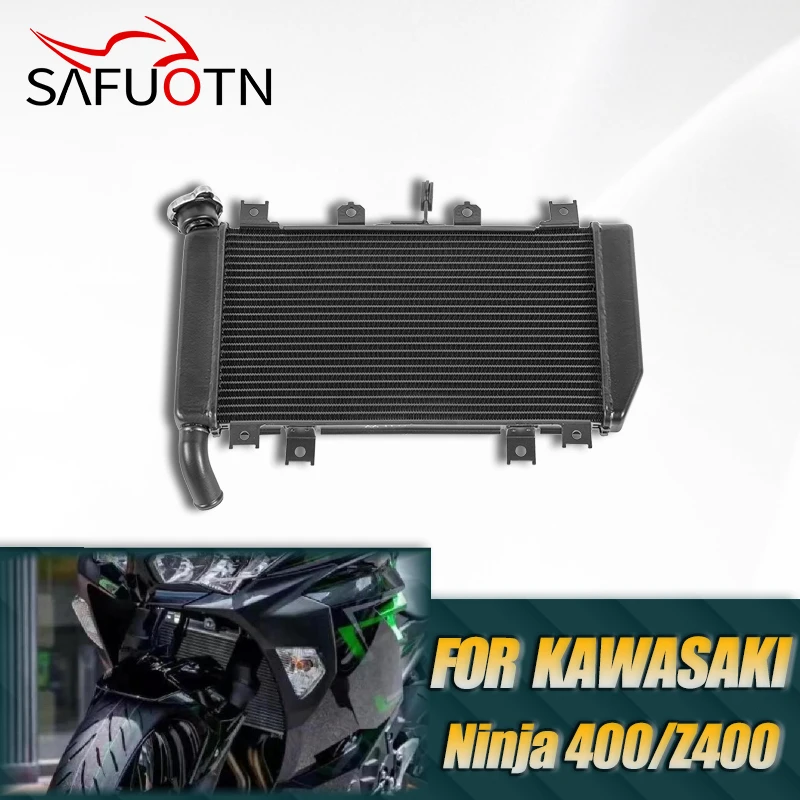 

for Kawasaki Ninja Z400 500 2018 2019 2020 2021 2022 2023 Motorcycle Engine Radiator Coolant Cooler Cooling Water Tank
