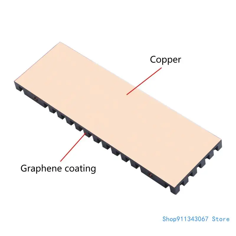 2280 PCIE NVME Heatsink for M.2 NGFF SSD Heat Drop shipping