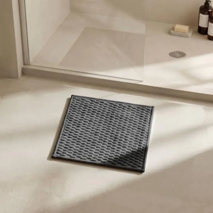 

Small Bathroom Rugs Non Slip Washable Bath Rugs Super Absorbent Bathroom Rug Thin Quick Dry Low Pile Bath Mats