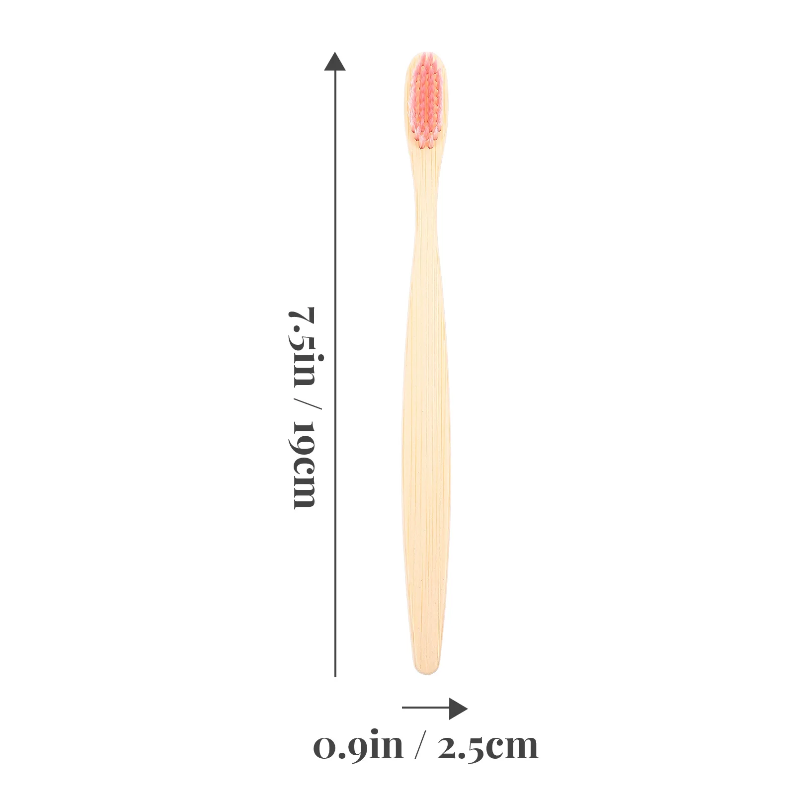 10 قطعة فرشاة أسنان من ألياف الكربون الخيزران مقبض خشبي شعيرات أكثر نعومة فرشاة أسنان للسفر للكبار مجموعة العناية بالفم المحمولة #2
