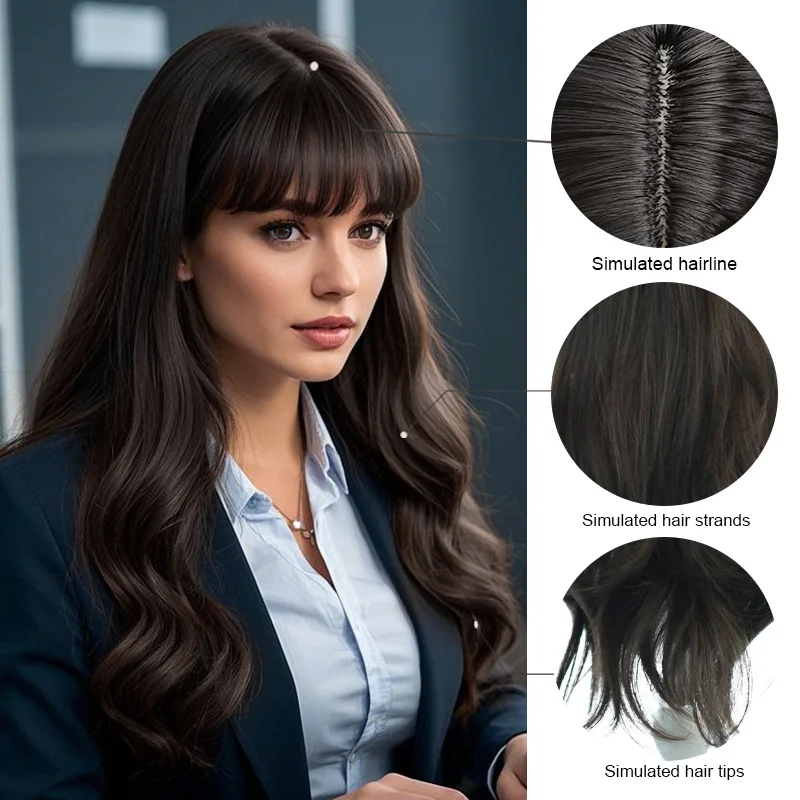 Рисунок 6 - Женский длинный парик с челкой