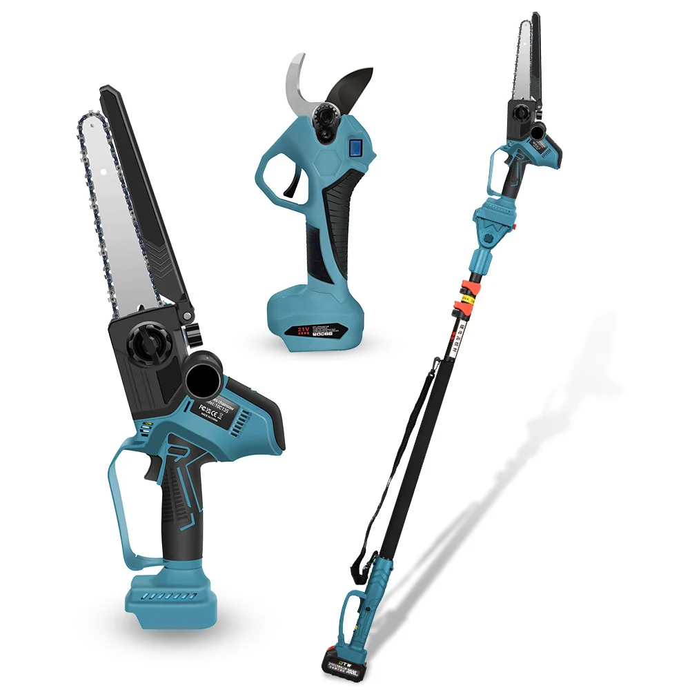 

5.5 high branch shears 8 inch high branch saw telescopic electric brushless pruning shears saw high altitude expansion set