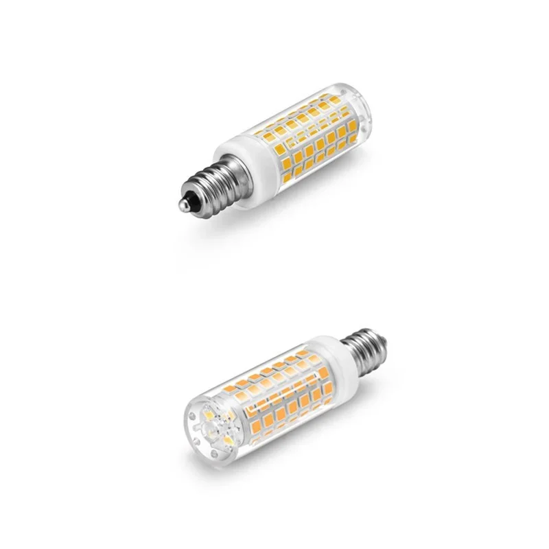 Lámpara halógena regulable de cerámica, bombilla Led E14 de 15W, 220V CA/DC230V, SMD 2835, 1 unidad, 88LED