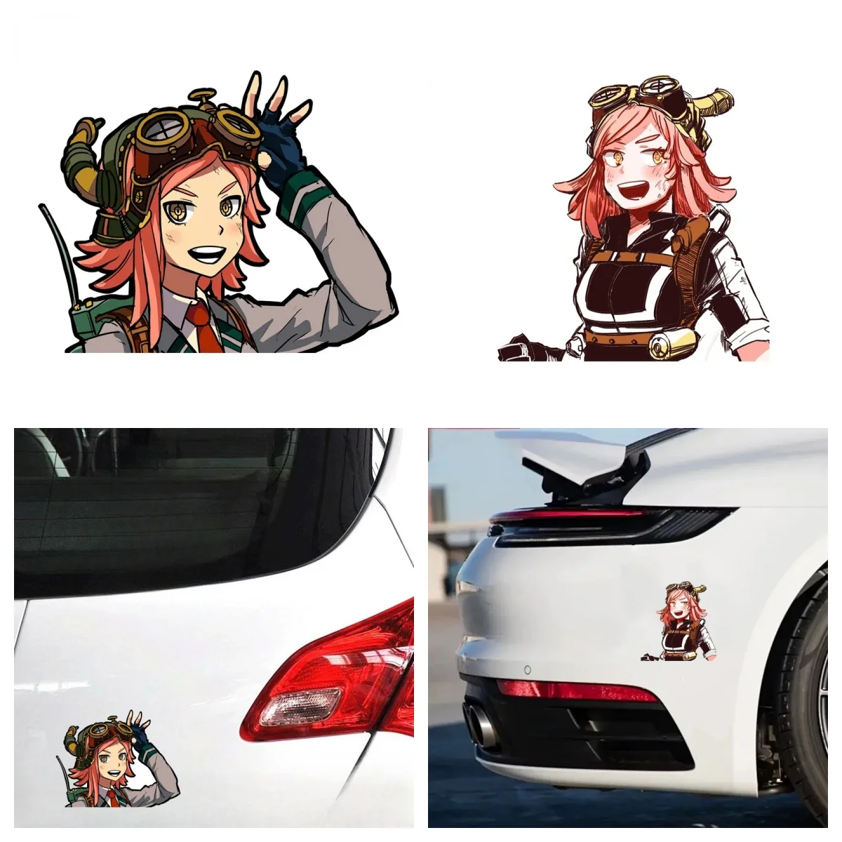 

Original Design Mei Chui Purpose Cartoon Car Sticker Stay Away Glass Window Body Waterproof Vinyl Decal Decoration