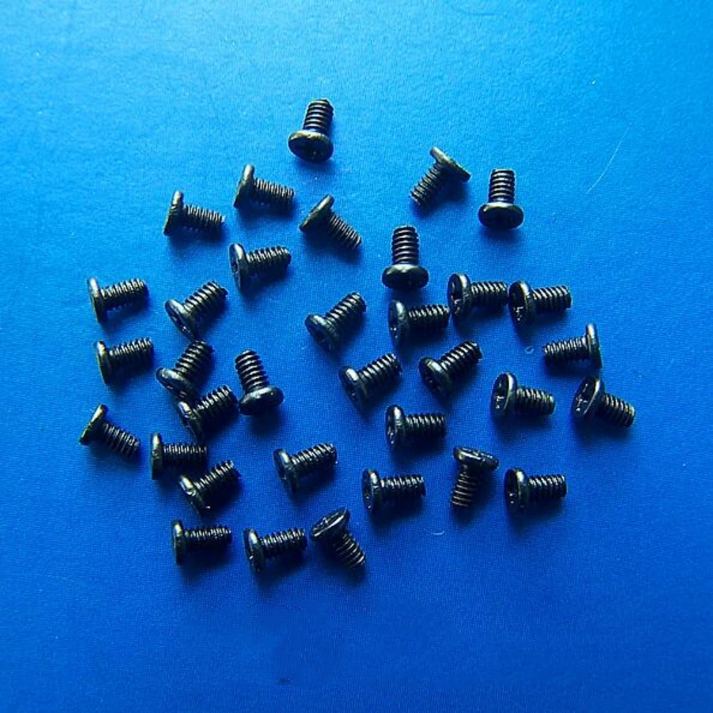 M1.4 M2 *2 3 4 5 6mm Thin Pan Head Cross Phillips Machine Teeth Screws for Mobile Phone Laptop