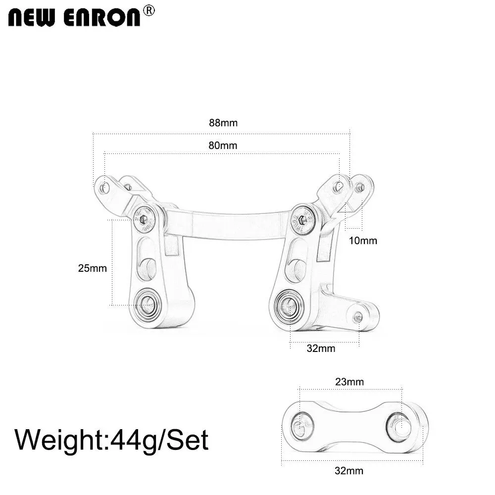 NEW ENRON Aluminium 6061 Steering Assembly Servo Link AR340132 for 1/10 rc car ARRMA GRANITE SENTON