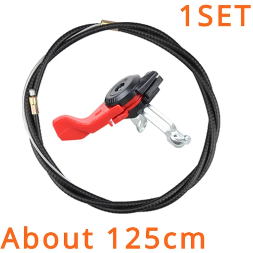 Imagen 2 del producto Microcultivador de gasolina, accesorios de interruptor de tracción de acelerador 168, línea de acelerador diésel, acelerador ajustable, 140cm/124-160cm