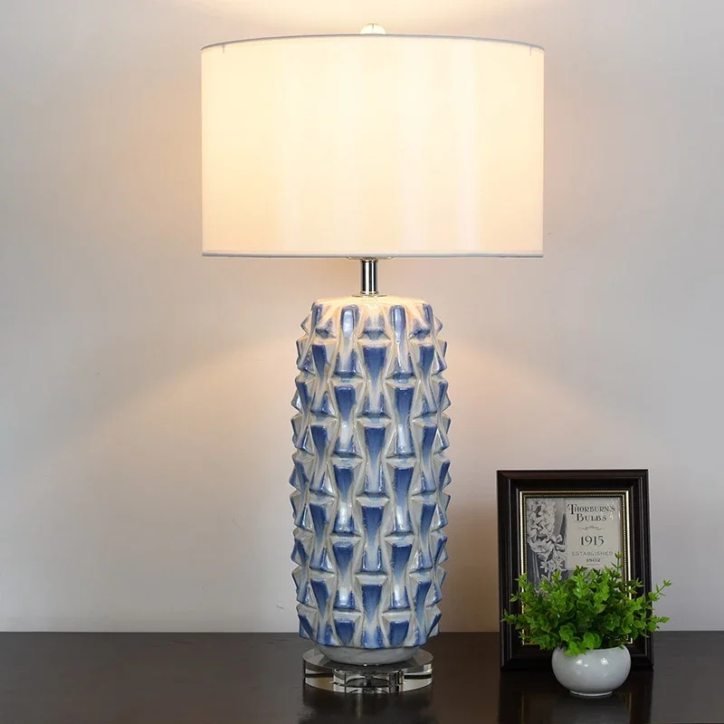 DLMH Contemporary CeramicTable Lamp Creativity Living Room Bedroom Study Hotel Homestay engineering Desk Light