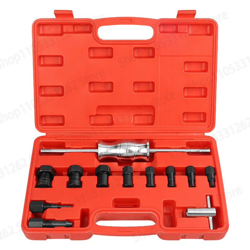 12-Piece Inner Bore Bearing Disassembly Puller Wheel Hub Paylin Bearing Sliding Hammer Pull Code Puller Tool