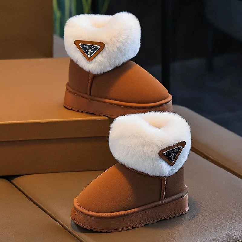 

Kids Winter Boots 2026 Thermal Waterproof Lightweight Ultra Soft Girls Infants Ski Resistant Snow Boots Cozy
