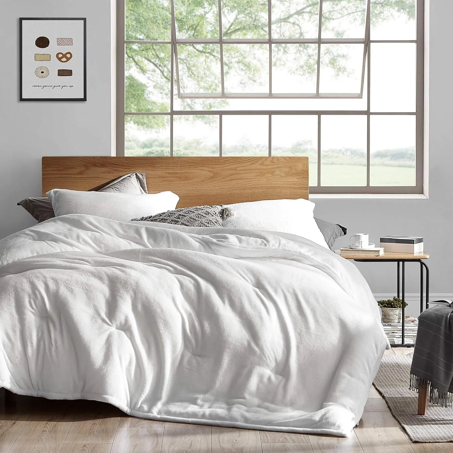 Touchy Feely - Coma Inducer® Oversized King Comforter Set - White