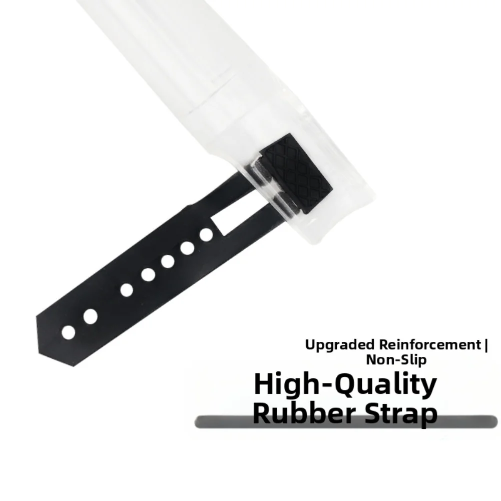 Fishing Rod Protective Cap with Reinforced Rubber Front Blockage to Secure Guide Ring and Provide Waterproof Protection