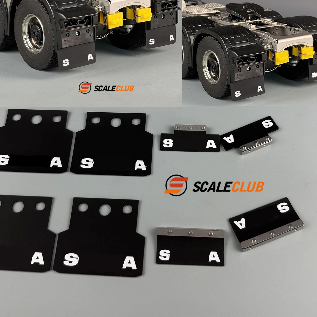 

SCALECLUB резиновое крыло, украшение для 1/14 Tamiya RC тягач-самосвал Scania 770S R730 R620 R470, обновленные детали для самостоятельного изготовления, игрушки