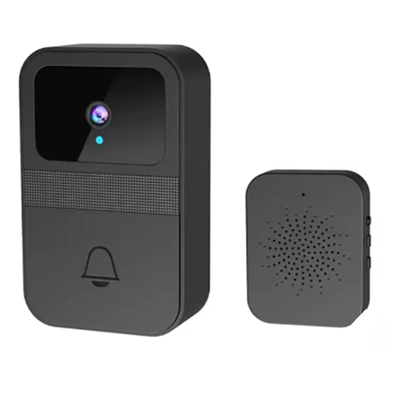 【HOT】1Set Home Wireless Video Doorbell 2-Way Audio HD Video Doorbell Camera Cloud Storage Night Vision, 2.4G Wifi Compatible