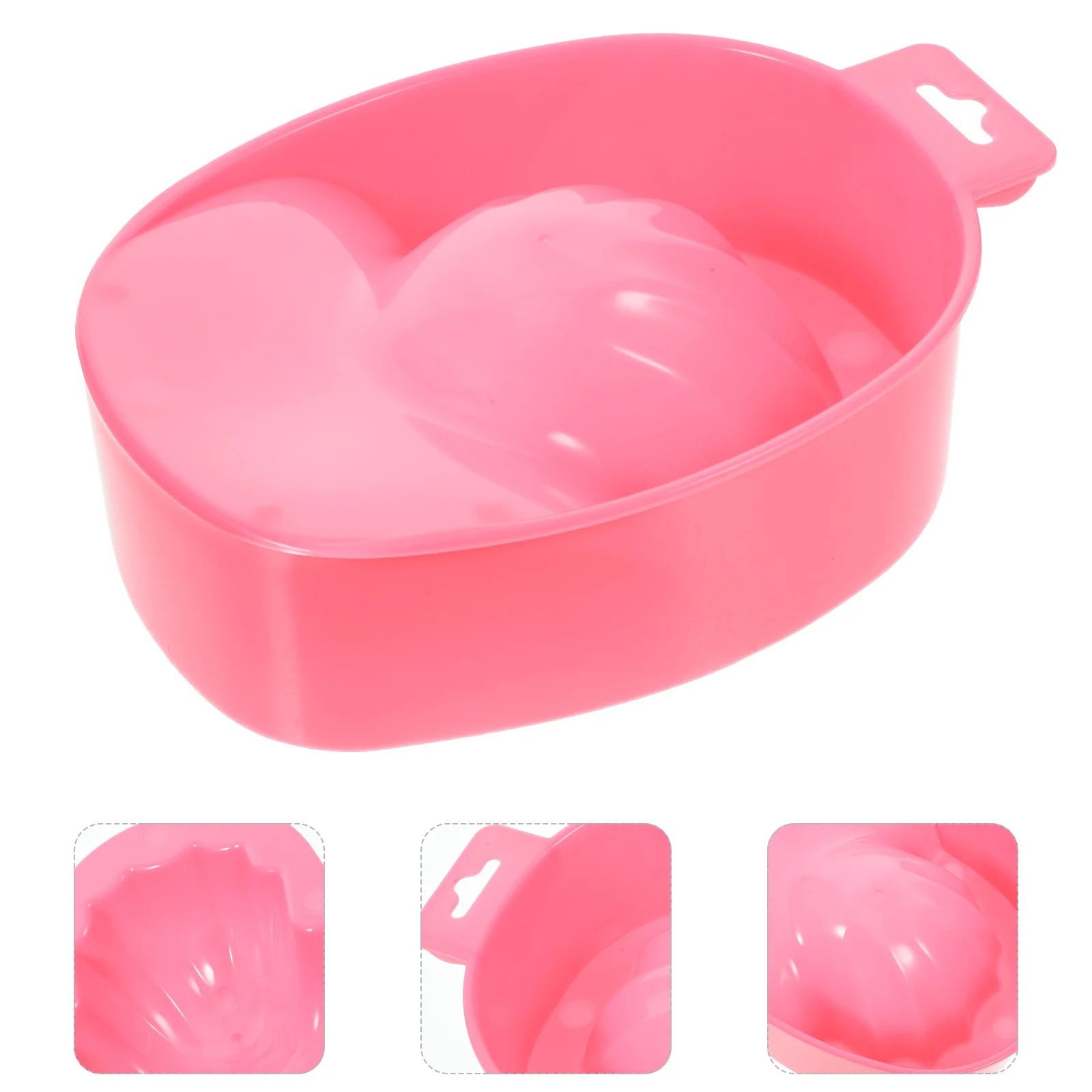 2 Pcs Nail Polish Remover Soak Tray Manicure Bowl Tools Care Makeup Dedicated