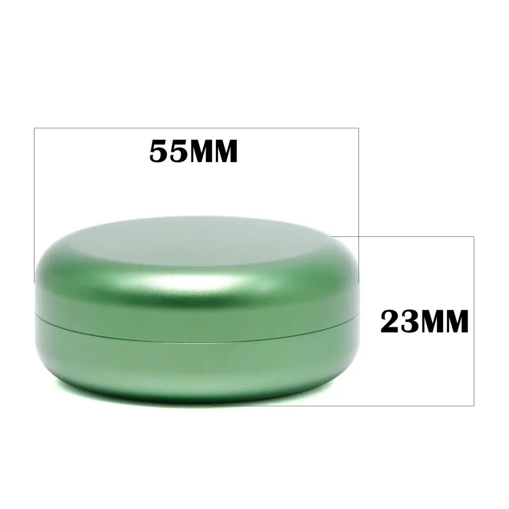 Exquisite Metal Tobacco Storage Can 55*23mm Portable Herb Stash Jar Spice Keep Case Smellproof Moistureproof Smoking Accessories