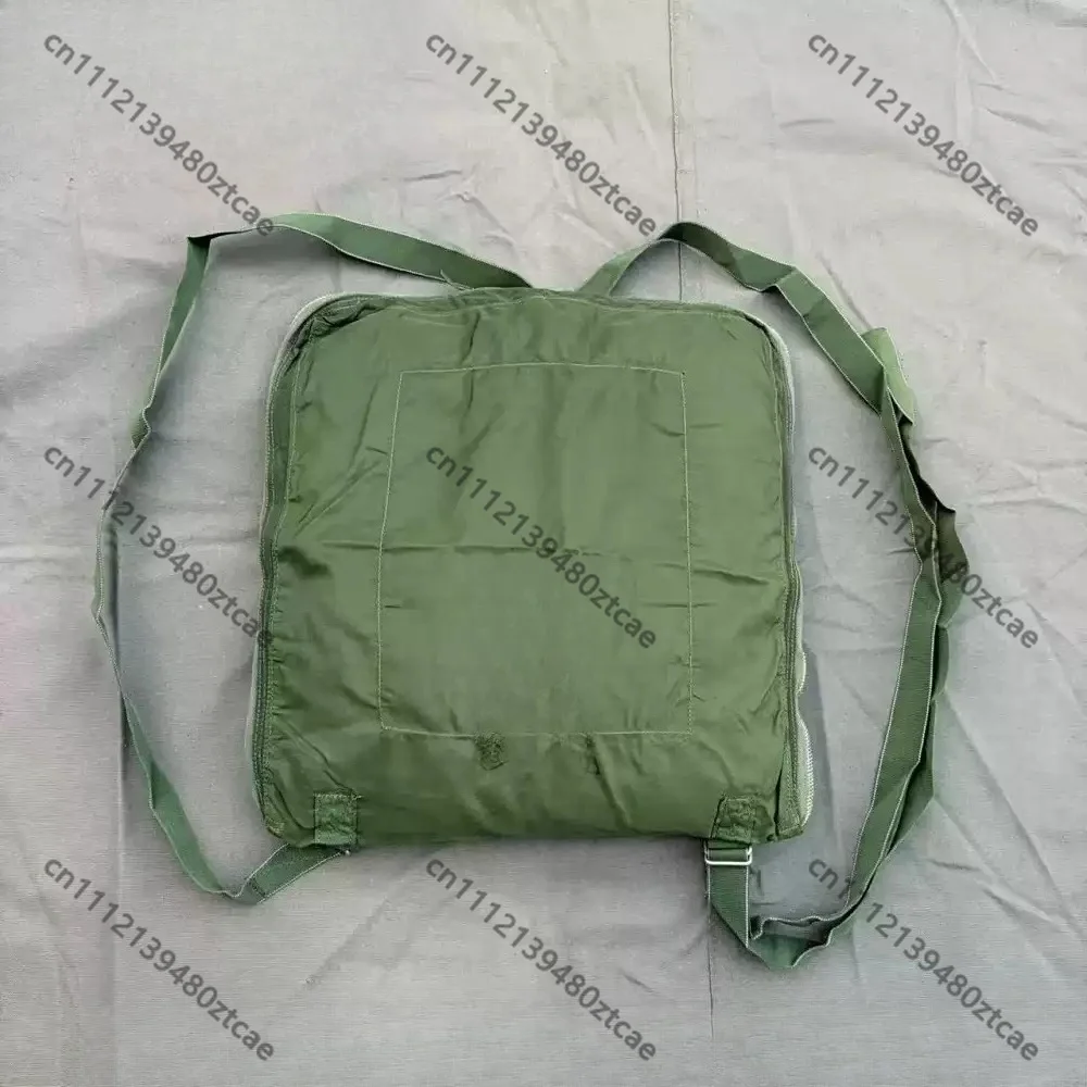 Durable Vintage‑Style Storage Backpack, Simple Carry Bag With Pure Copper Zipper For Decoration And Collection