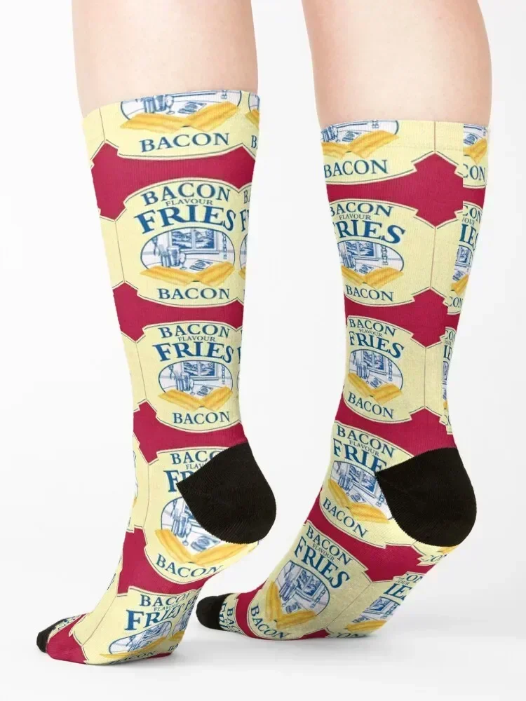 Bacon Fries Socks FASHION retro winter thermal aesthetic Socks Woman Men's