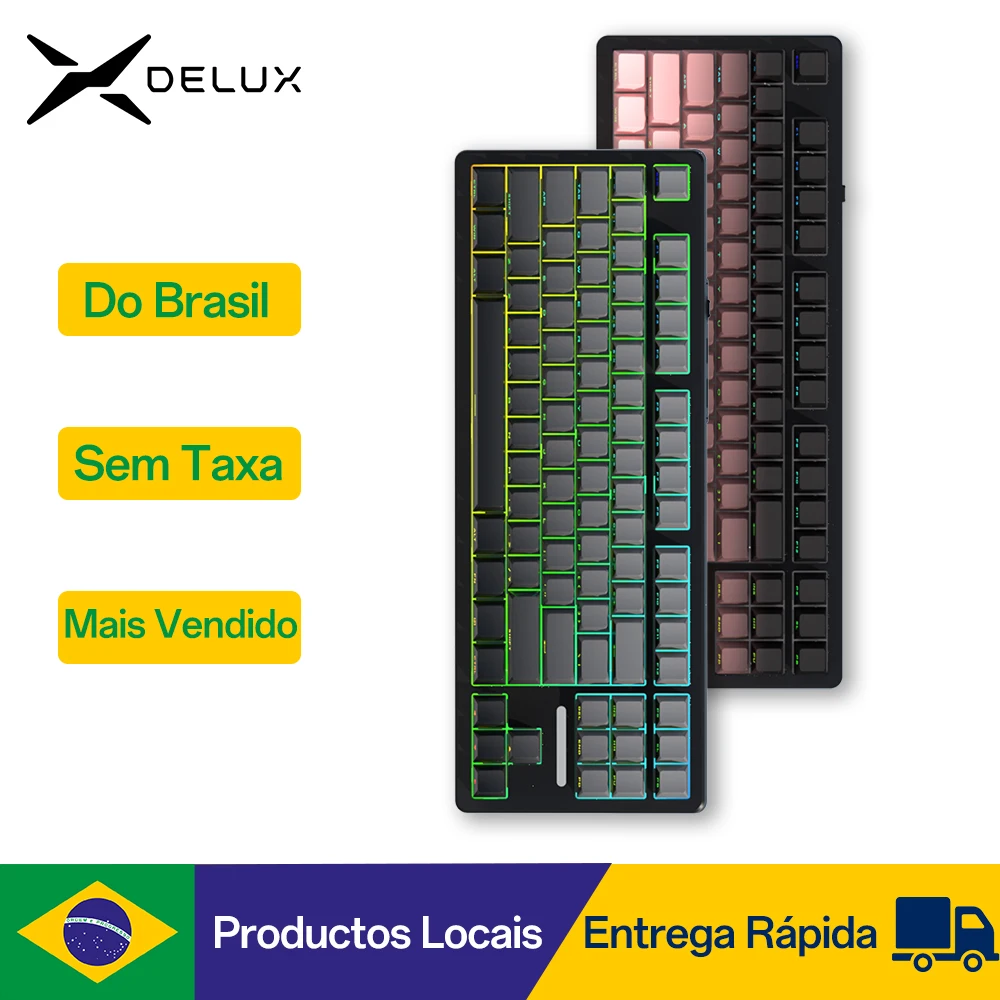 DELUX Wireless Mechanical Gaming Keyboard