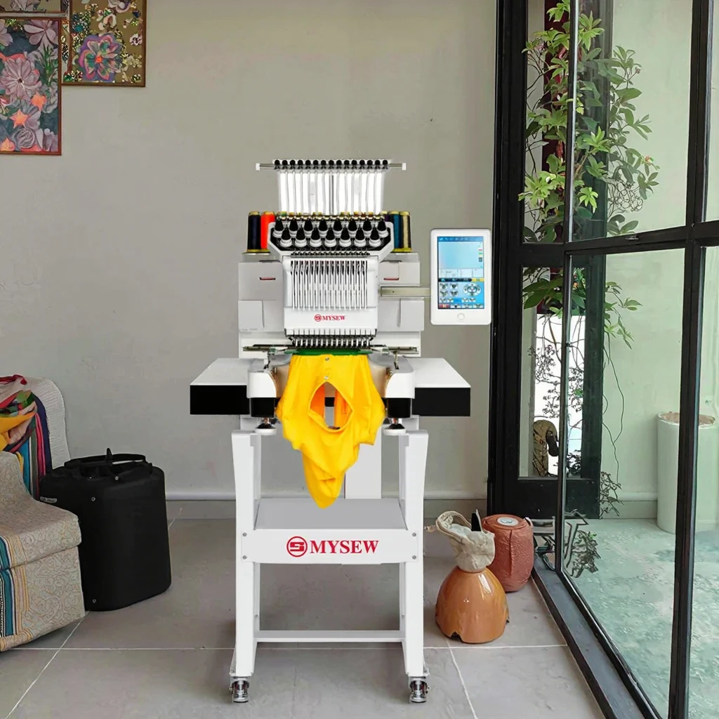 MYSEW MFS 1500 Digital Industrial Automatic High Speed Computerized Hat T-Shirt Multi-Function Embroidery Machine Prices