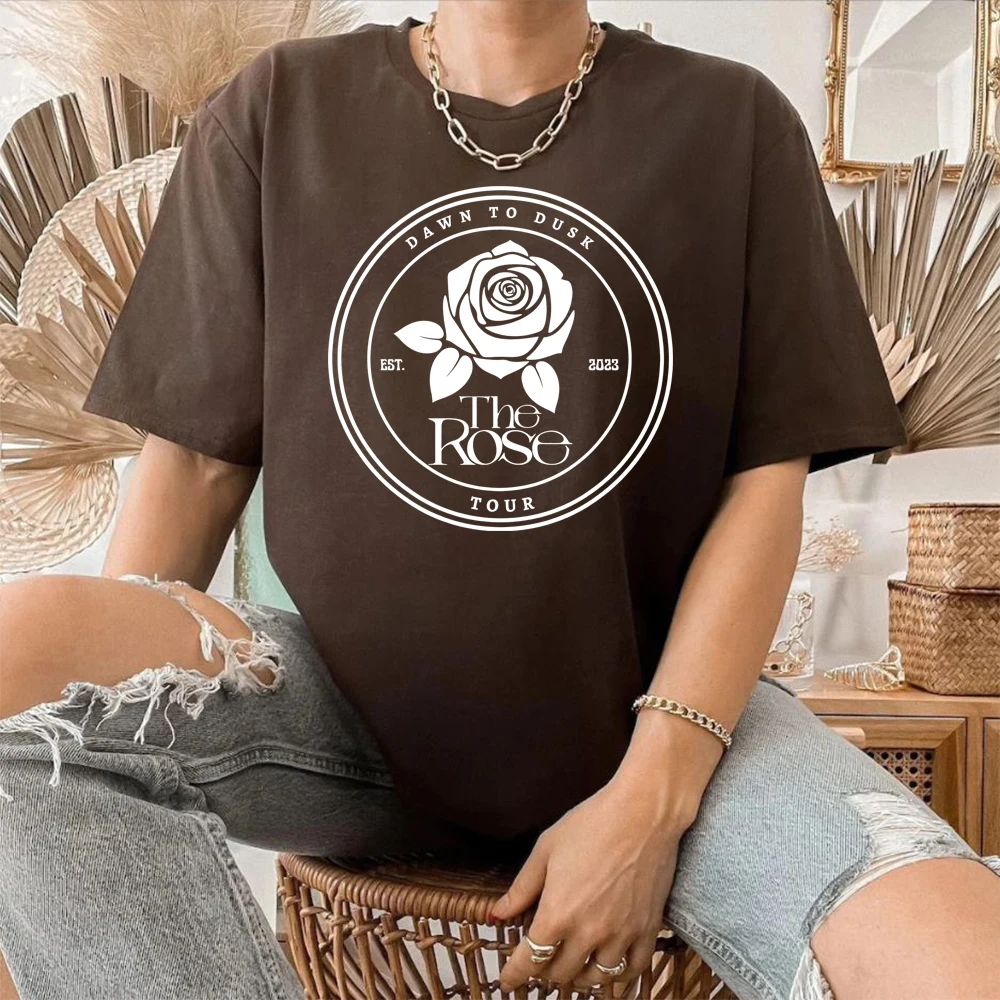 The Rose Kpop T-shirt The Rose Back To Me Shirt  Korean Group Inspired Women/men Short Sleeve Tees Kim Woo-sung Jaehyeong Merch