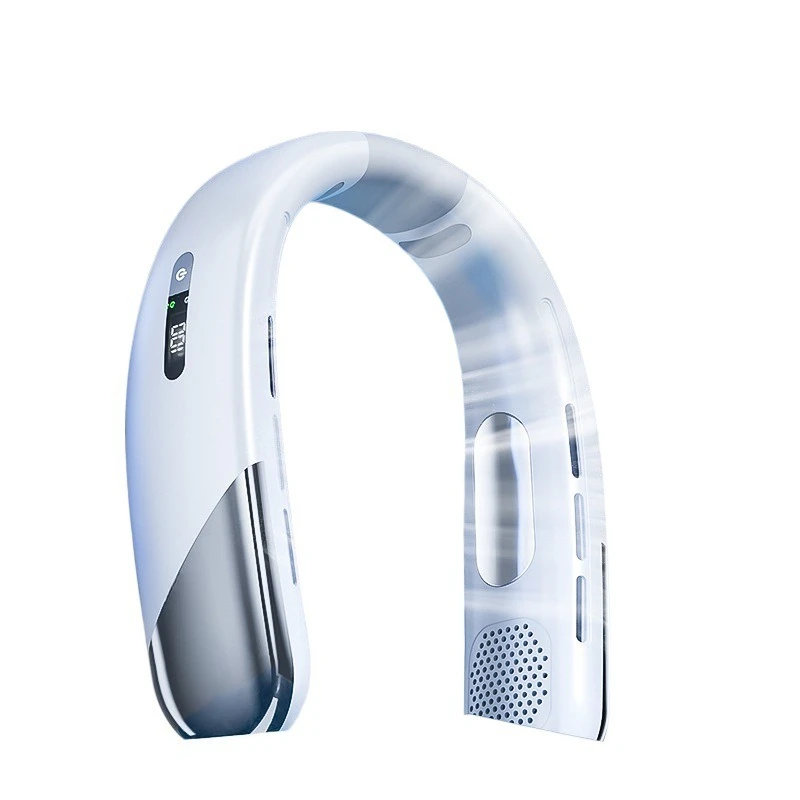 Birthday gift for boy boyfriend Men's bladeless neck fan Portable cooling artifact Advanced sense