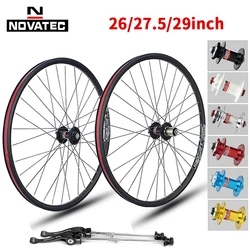 Novatec Mountain bike wheelset 26/27.5/29inch D041/D042 4 bearing 7-11 speed 32H Disc brake 29er Aluminum alloy bicycle wheel