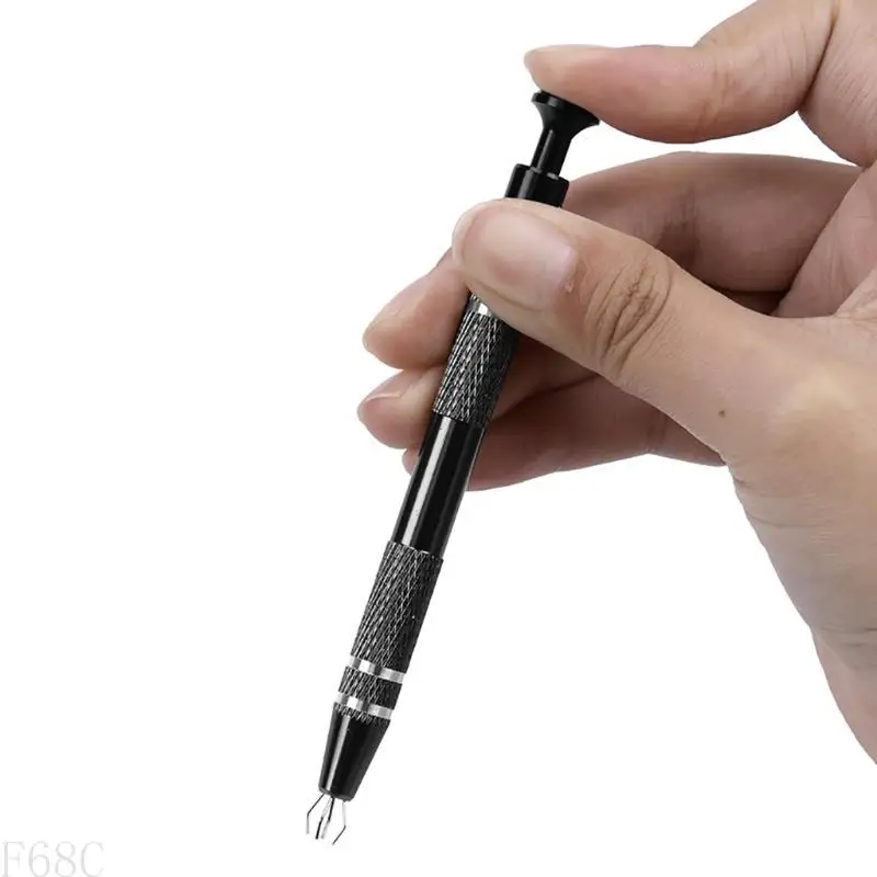 F68C Telescoping Telescoping Tool Tool IC رقائق Metal Grabber Claw Pickup حامل