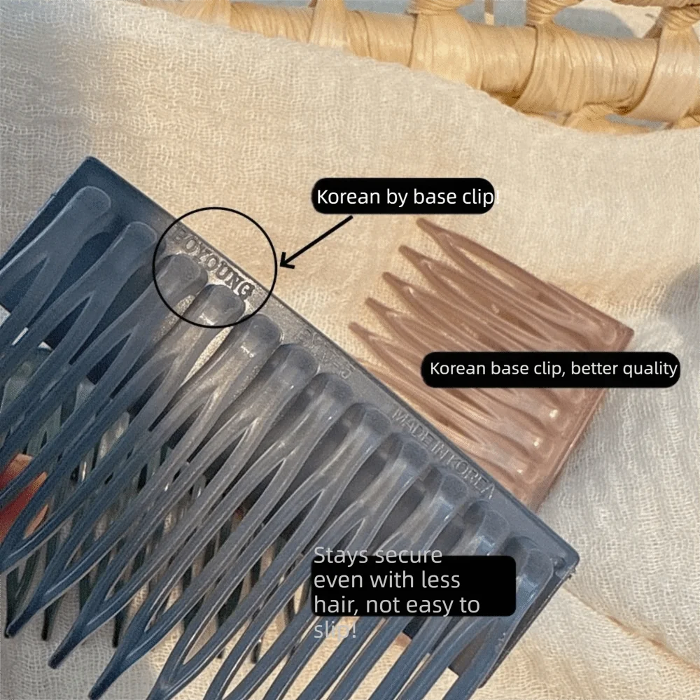 الأسنان مشط الشعر دبوس الشعر أمشاط ثابتة تصفيف أداة زهرة الجانب كليب الكورية نمط أغطية الرأس المشابك كاميليا مشبك شعر