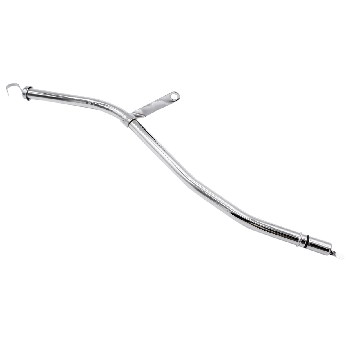 Automatic Transmission Chrome Dipstick & Tube 25 Inch for GM TH-400 9765A Chevy Chrome