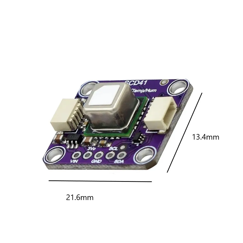 SCD41 Measurement with Combined Temperature and Humidity Sensing Functionality for Smart Building and HVAC Use Cases