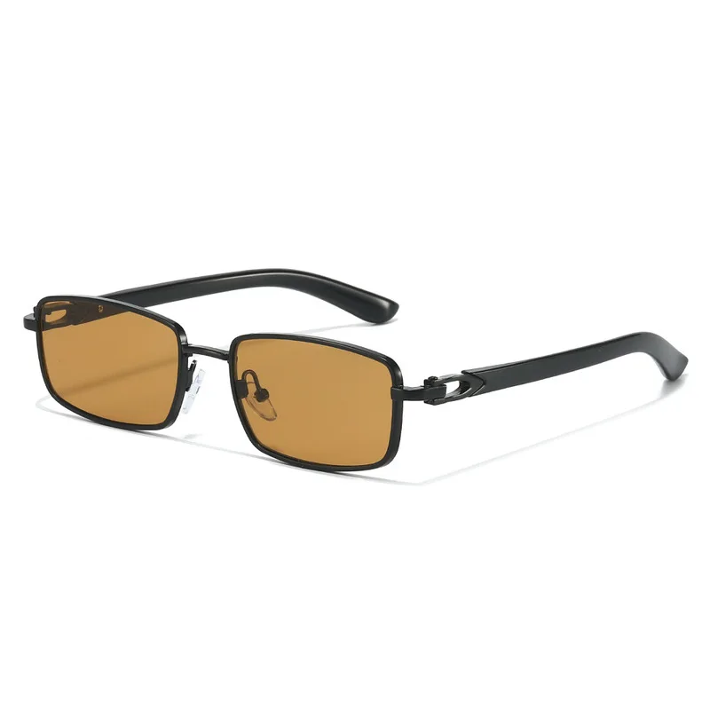 Small square frame fashion glasses men business temperament style daily driving sunshade sunglasses