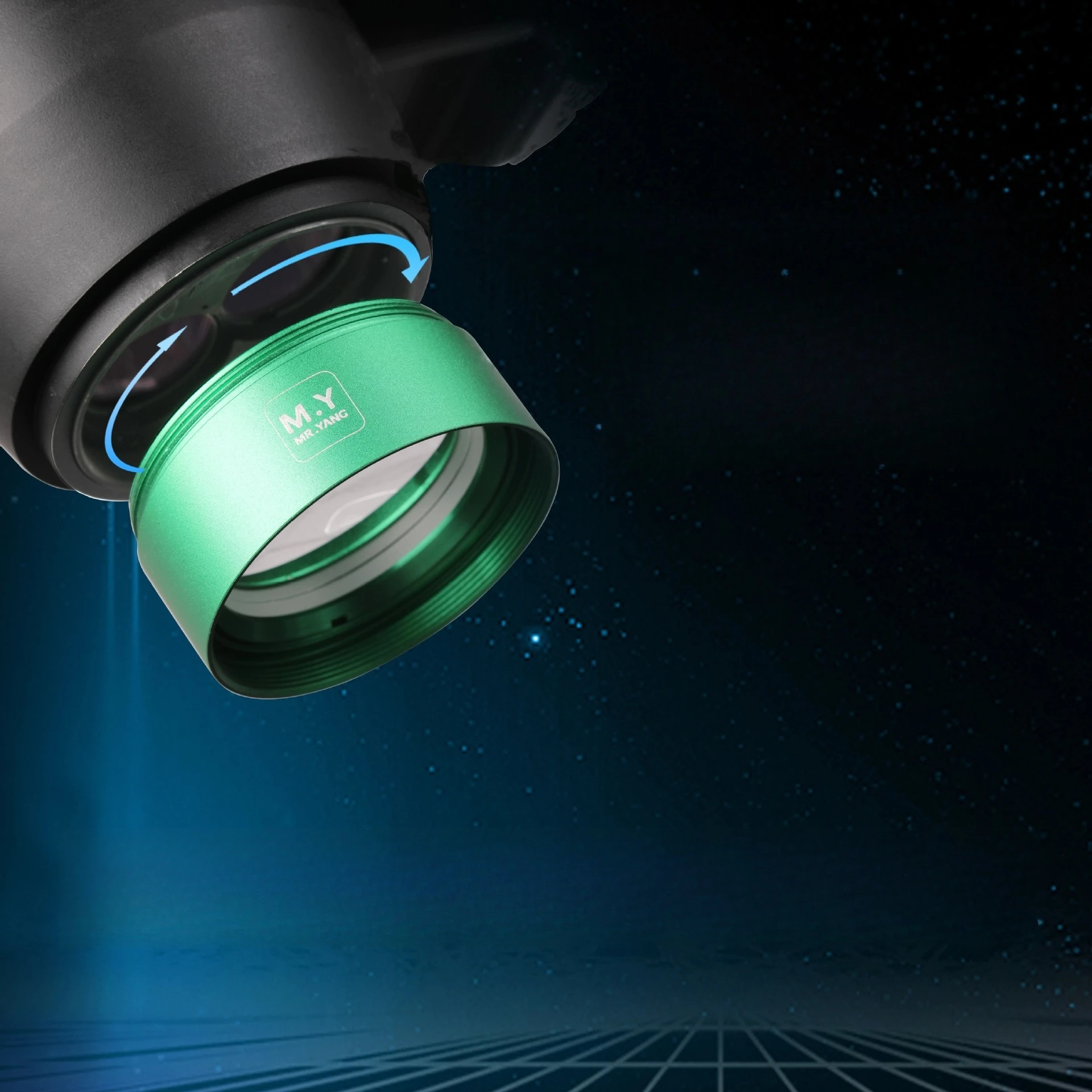 0.5X 0.7X Auxiliary Objective Lens Barlow Reduction Lens for Stereo Microscope Working Distance Increase Repair Tool