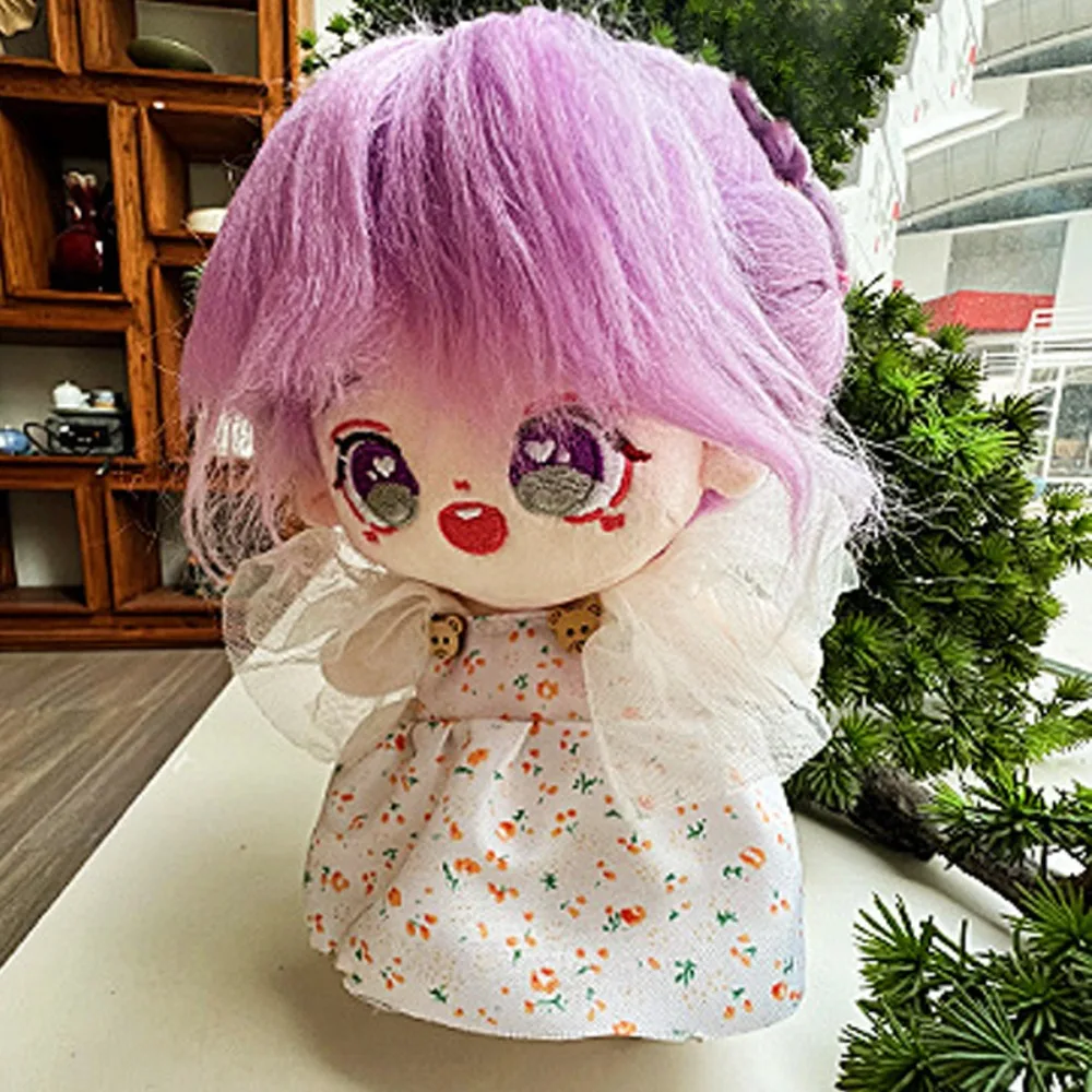 Sukienka na szelkach 20cm bawełniane ubranka dla lalek element ubioru DIY odzież gwiazda sukienka dla lalki Mini Kawaii bez atrybutów spódnice dla lalek