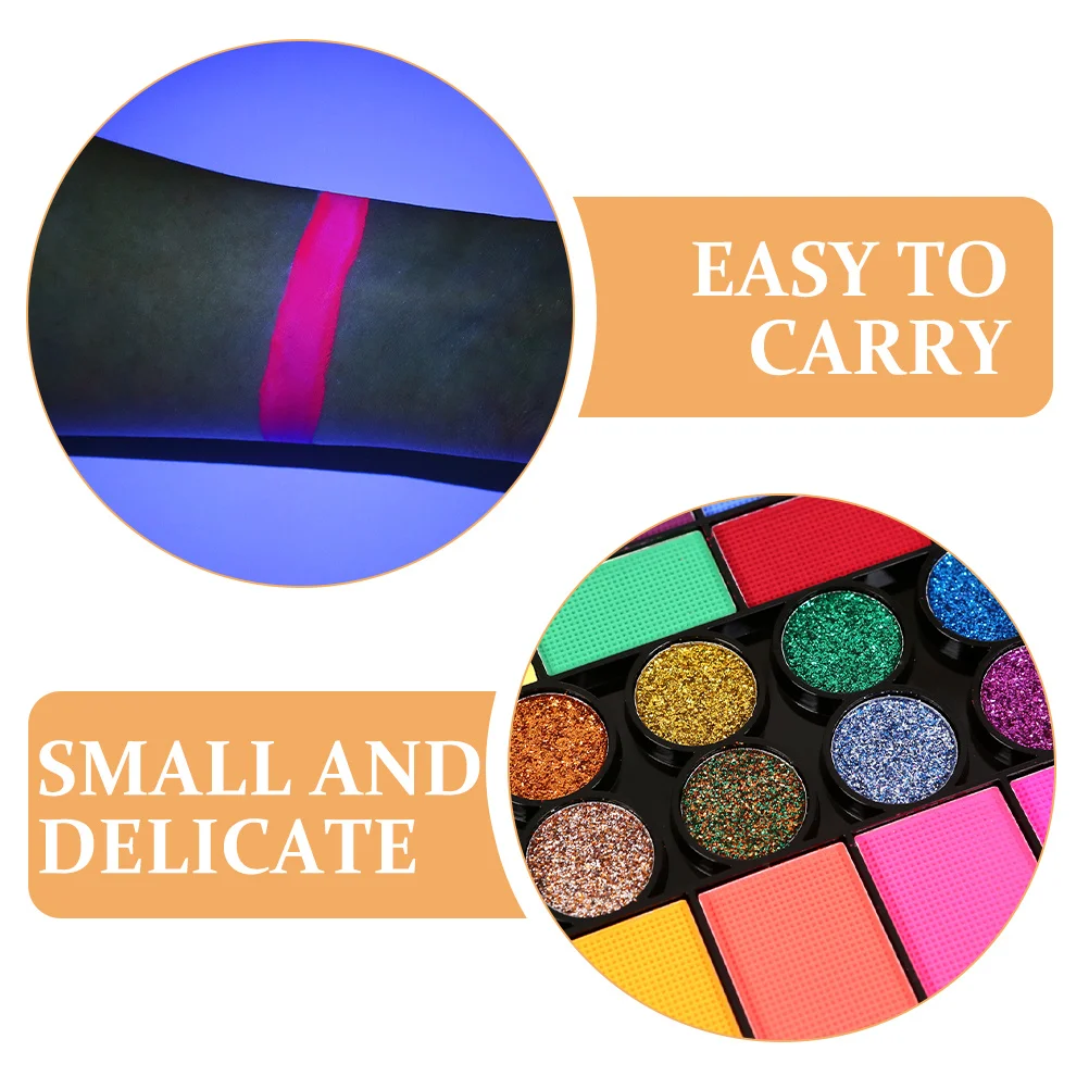 مجموعة واحدة من أدوات مكياج آمنة وسهلة التنظيف للوجه والجسم ومهرجانات الحفلات وصبغات المكياج بنفسك